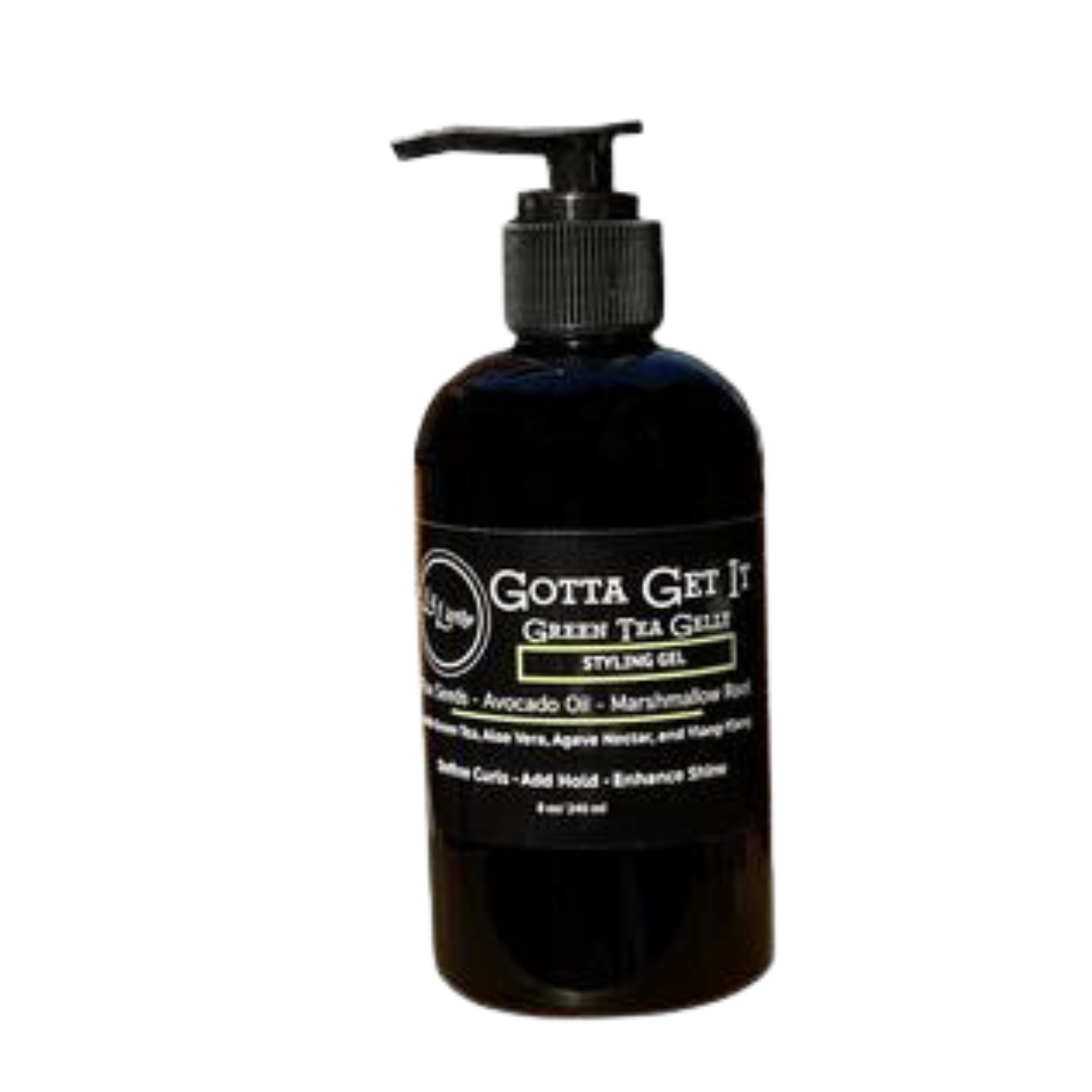 Green Tea Flaxseed Gel for Curls: Glycerin-Free, Alcohol-Free Hold