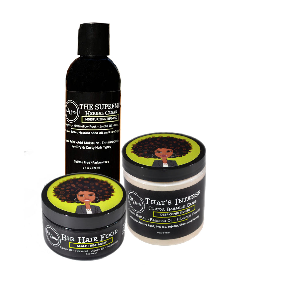
                  
                    Load image into Gallery viewer, Easy 3 Step Hair Care Bundle For Natural Hair Growth
                  
                