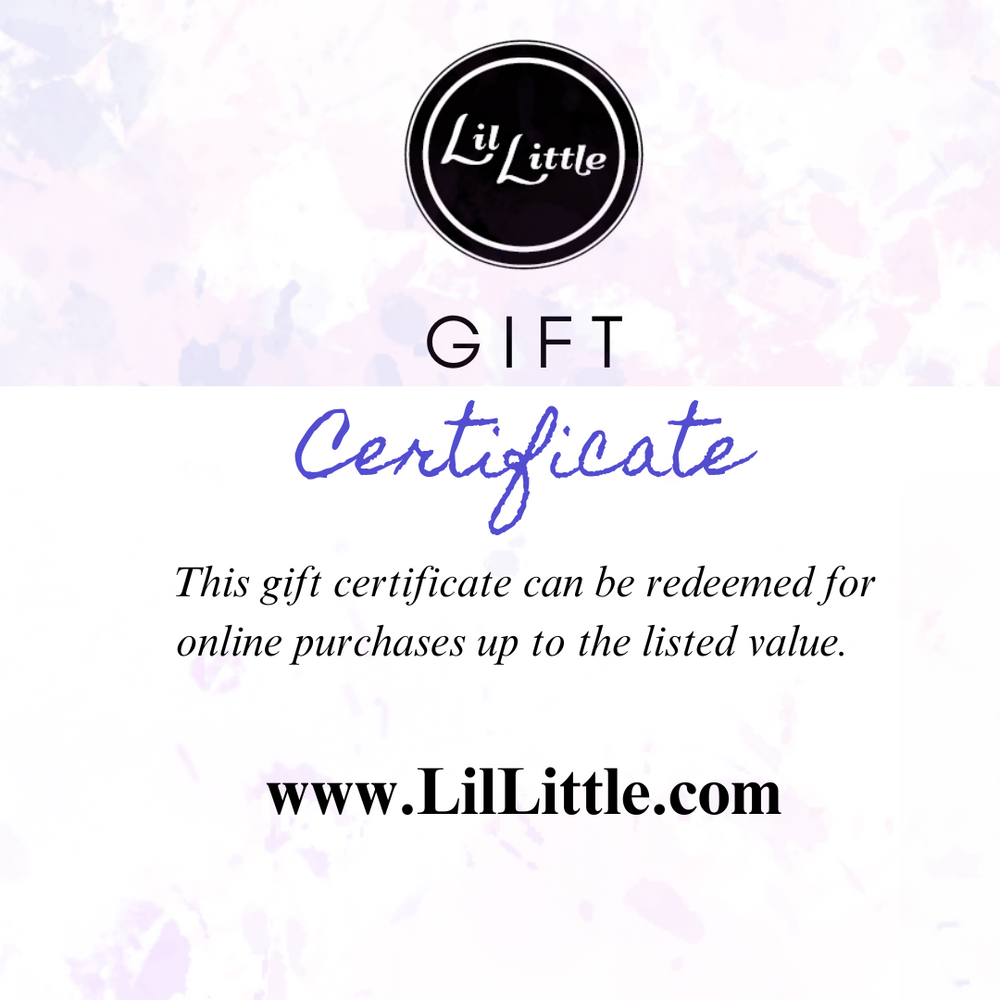 Lil Little Gift Certificate