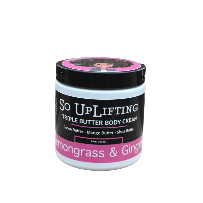 
                  
                    Lemongrass Ginger Body Butter Cream - Mango, Shea Butter Cocoa Butter For Dry Skin
                  
                